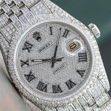 rolex datejust full diamond|rolex datejust full diamond price.